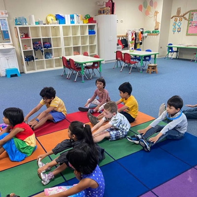 Kids Stretching Photo